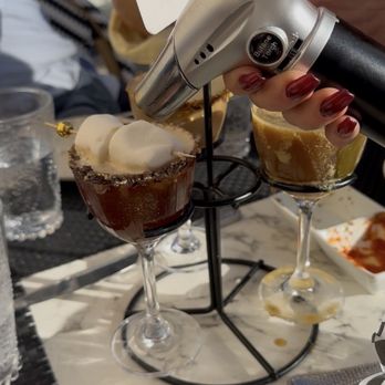 Carbonara - Espresso martini flight, smores, Dubai chocolate, pistachio - Italian Near Me - Arlington, Virginia Carbonara - Espresso martini flight, smores, Dubai chocolate, pistachio - Italian Near Me - Arlington, Virginia