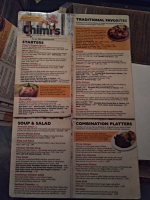 Menu photo 6 Chimi's Mexican Food Tulsa, OK
