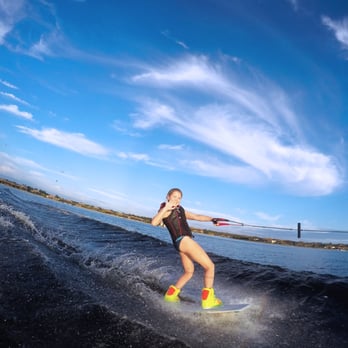 Wakeboard Naples - Mo sporting her new Ronix boots and vest - Tubing Near Me - Naples, Florida Wakeboard Naples - Mo sporting her new Ronix boots and vest - Tubing Near Me - Naples, Florida