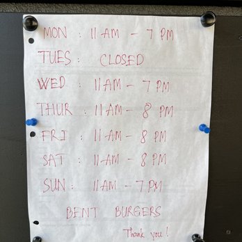Bent Burgers - Updated hours - Burgers Near Me - Seattle, Washington Bent Burgers - Updated hours - Burgers Near Me - Seattle, Washington