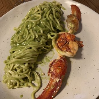 The Blue Elephant - Green Curry Lobster Fettuccine - Thai Near Me - Pottstown, Pennsylvania The Blue Elephant - Green Curry Lobster Fettuccine - Thai Near Me - Pottstown, Pennsylvania