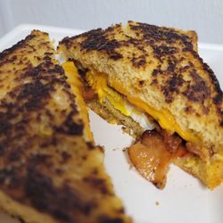 RegCakes - The grilled bacon egg & cheese sandwich is delicious!