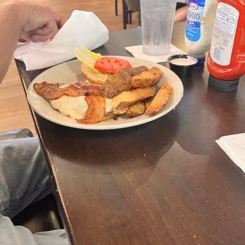 Alpine Steakhouse - Grilled chicken sandwich with bacon and steak fries - Meat Shops Near Me - Sarasota, Florida Alpine Steakhouse - Grilled chicken sandwich with bacon and steak fries - Meat Shops Near Me - Sarasota, Florida