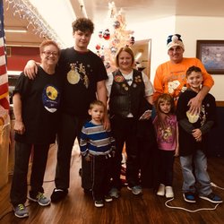A Little Cut Up By Liz Gray - My family at tri county toys for tots run