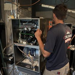 Childers Heating & Air Conditioning - That may look like a lot of wires and it is! Make sure you hire a reputable HVAC contractor before your trust them with your famiily's home.