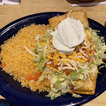 La Fiesta - Steak Chimichangas Combo - Mexican Near Me - Elko, Nevada