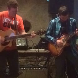 Millstone Golf Course - Jim and Gio--16 year old kid on the electric guitar is awesome