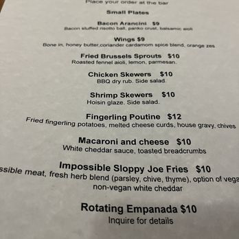 Empress Tavern - The menu - American Near Me - Sacramento, California