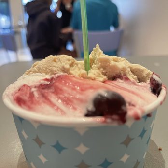 Frost Gelato - Black Cherry and Lotus cookiie - Gelato Near Me - Tucson, Arizona