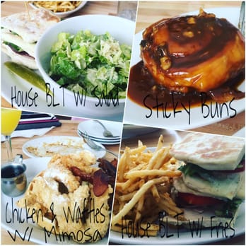 Morgans Restaurant - Our meals combined in a collage. I LOVE THIS PLACE! - New American Near Me - Miami, Florida