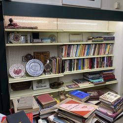 Antiques On Main - Books, books, and more books.  Texas authors, Texas history, fiction, mysteries, cookbooks, art, crafts, sewing.