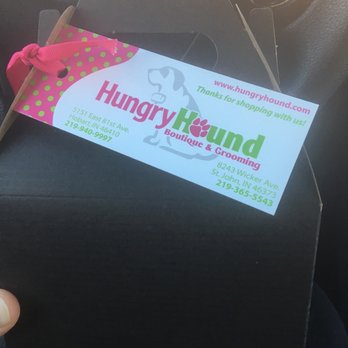 Hungry Hound Boutique & Grooming - First time customer goodie bag. - Pet Stores Near Me - St John, Indiana