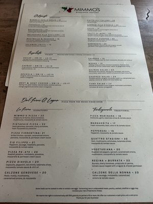 Menu photo 6 Mimmo's 30A Santa Rosa Beach, FL Menu photo 6 Mimmo's 30A Santa Rosa Beach, FL