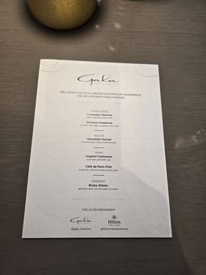 Menu photo 1 Gala Restaurant & Muse Bar Aventura, FL Menu photo 1 Gala Restaurant & Muse Bar Aventura, FL