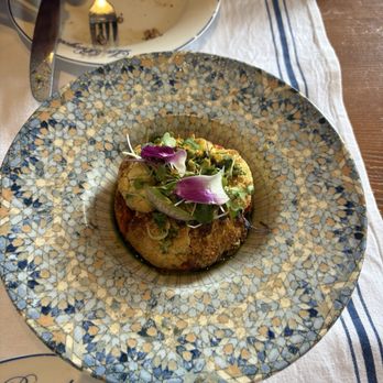 La Bicyclette - Cauliflower with romesco - French Near Me - Carmel, California