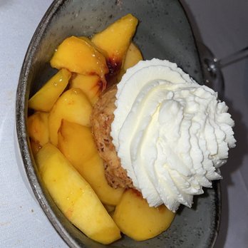 Eddie Merlot's - Peaches and cream. Skip this - Seafood Near Me - Boston, Massachusetts