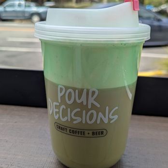 Pour Decisions Craft - pandan cream latte - Coffee & Tea Near Me - Fremont, California Pour Decisions Craft - pandan cream latte - Coffee & Tea Near Me - Fremont, California