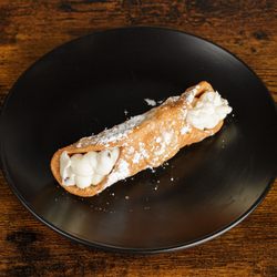 Gambinos Restaurant - chocolate chip cannoli.
