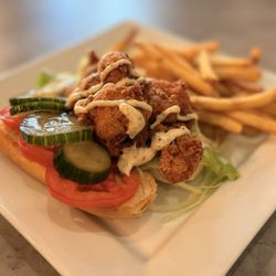 Shrimp po' boy