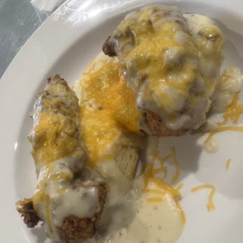 Big Bad Breakfast - Lodge - Cat head chicken biscuit - Breakfast & Brunch Near Me - South Pittsburg, Tennessee Big Bad Breakfast - Lodge - Cat head chicken biscuit - Breakfast & Brunch Near Me - South Pittsburg, Tennessee
