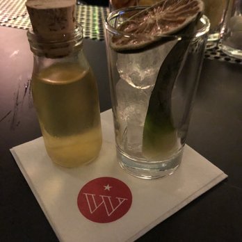 W Wolfskill - Smokey (something??).. love the serving presentation! - Cocktail Bars Near Me - Riverside, California
