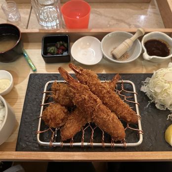 Saku - Ebi hotate katsu (prawns and scallops) - Japanese Near Me - Richmond, British Columbia