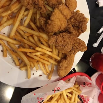 Ruby's Diner - Chicken tenders with Cajun fries! - Diners Near Me - Commerce, California Ruby's Diner - Chicken tenders with Cajun fries! - Diners Near Me - Commerce, California