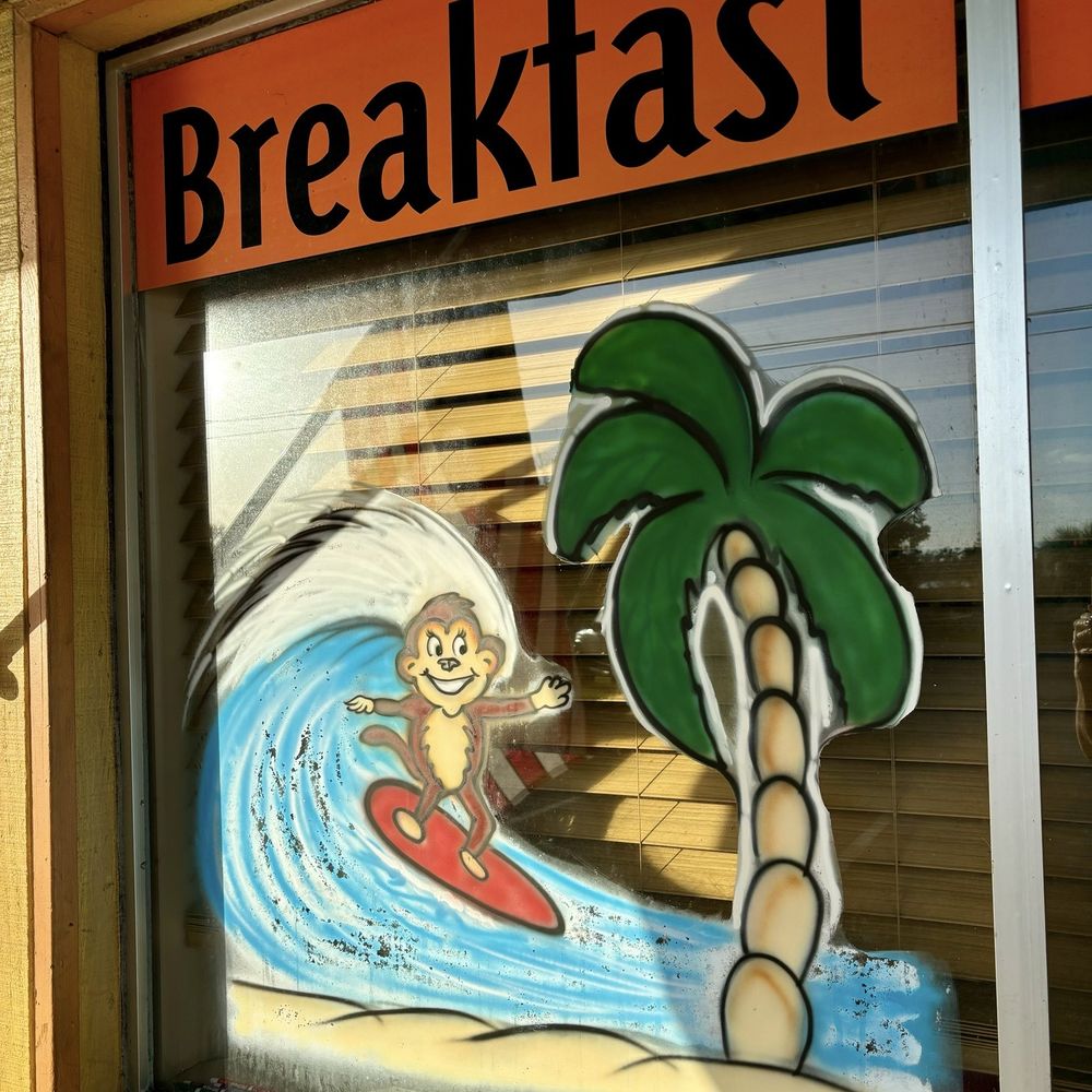 Monkey Morning Cafe - Window signage - Breakfast & Brunch Near Me - Daytona Beach, Florida Monkey Morning Cafe - Window signage - Breakfast & Brunch Near Me - Daytona Beach, Florida