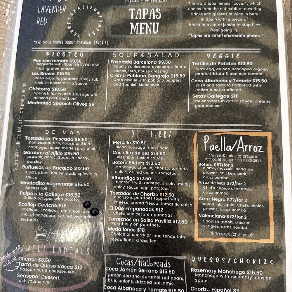 Todays menu