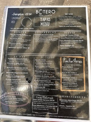 Menu photo 5 Botero Tapas + Wine Bar Boerne, TX