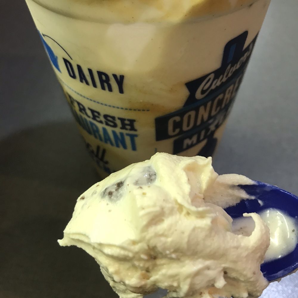 Cookie Dough, Brownie, and Peanut Butter Concrete Mixer size: regular Concrete Mixers Concrete Mixers Cookie Dough, Brownie, and Peanut Butter Concrete Mixer size: regular Concrete Mixers Concrete Mixers