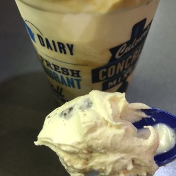 Culver's - Cookie Dough, Brownie, and Peanut Butter Concrete Mixer  size: regular  Concrete Mixers Concrete Mixers - Burgers Near Me - Rockford, Illinois