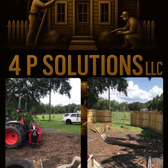 4P Solutions - Before, and after customer asked for a privacy fence for his chickens - Lawn Services Near Me 4P Solutions - Before, and after customer asked for a privacy fence for his chickens - Lawn Services Near Me
