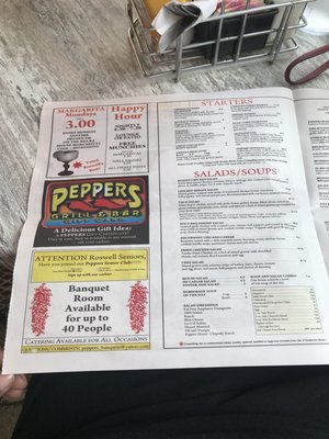 Menu photo 7 Peppers Grill & Bar Roswell, NM