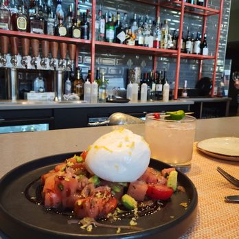 Poquito - Watermelon and Burrata salad - Tapas/Small Plates Near Me - Holland, Michigan Poquito - Watermelon and Burrata salad - Tapas/Small Plates Near Me - Holland, Michigan