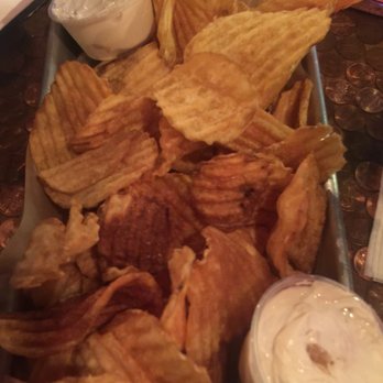 Bierkeller - Chips and house made French onion dip! - German Near Me - Taylor, Michigan