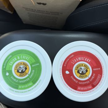 Yelp Elite Experience: Einstein Bros. Bagels Ann Arbor - 2 tubs of cream cheese - Yelp Events Near Me - Ann Arbor, Michigan Yelp Elite Experience: Einstein Bros. Bagels Ann Arbor - 2 tubs of cream cheese - Yelp Events Near Me - Ann Arbor, Michigan