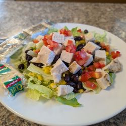 Hub Drive-In - Southwest salad with grilled chicken