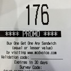 McDonald's - How to access the BOGO offer via the survey