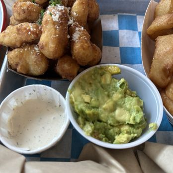 Cock Robin - Cheese curds (WM Cofield) are Amazing! - Salad Near Me - Sebastopol, California