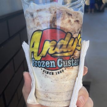 Andy's Frozen Custard - Bootdaddy concrete - Ice Cream & Frozen Yogurt Near Me - Mesa, Arizona