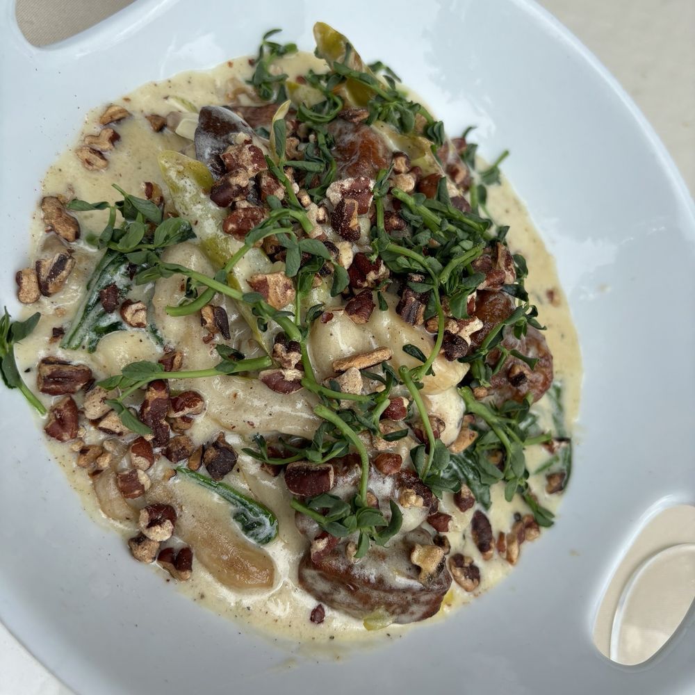 The Oyster Bar - Local Nettle Gnocchi - Seafood Near Me - Bow, Washington The Oyster Bar - Local Nettle Gnocchi - Seafood Near Me - Bow, Washington