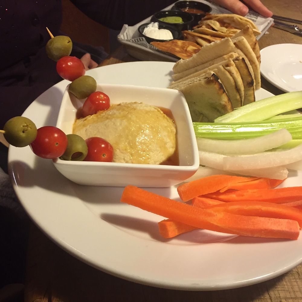 Charr'd Bourbon Kitchen & Lounge - The hummus plate is a perfect lighter option. - Lounges Near Me - Louisville, Kentucky Charr'd Bourbon Kitchen & Lounge - The hummus plate is a perfect lighter option. - Lounges Near Me - Louisville, Kentucky