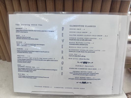Menu photo 4 Cafe Clementine St. Petersburg, FL