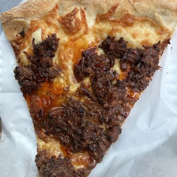 Cuts & Slices - Slice of the Sweet Chili Oxtail - Pizza Near Me - Brooklyn, New York Cuts & Slices - Slice of the Sweet Chili Oxtail - Pizza Near Me - Brooklyn, New York