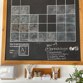Breadologie Bakery - Flavor board - Bakeries Near Me - Granada Hills, California