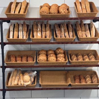 Le Manna Bread - a display of breads and pastries - Bakeries Near Me - Myrtle Beach, South Carolina