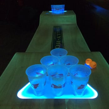 Tally-Ho - Neon Beer Pong Table - Bars Near Me - Hoboken, New Jersey Tally-Ho - Neon Beer Pong Table - Bars Near Me - Hoboken, New Jersey