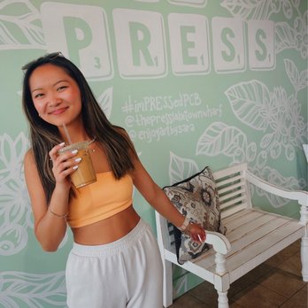 The Press - try an iced bourbon caramel w chocolate milano and oatmilk - add an extra shot as well ;) ur welcome. - Coffee & Tea Near Me - Panama City, Florida The Press - try an iced bourbon caramel w chocolate milano and oatmilk - add an extra shot as well ;) ur welcome. - Coffee & Tea Near Me - Panama City, Florida