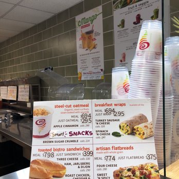 Jamba - a menu for a fast food restaurant - Juice Bars & Smoothies Near Me - El Paso, Texas
